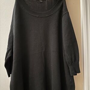 J. Crew Black Crew Neck Sweater